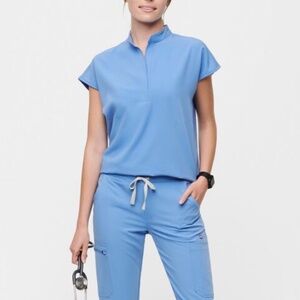 Figs Rafaela top small ceil blue